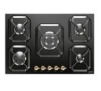 Lofra Dolce Vita Hrnm7A0 Cocina 70Cm Negro 5 Fuegos Triple Corona