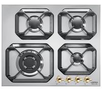 Lofra Dolce Vita Hrs6G0 Cocina 60Cm Acero Inoxidable Tríplice Corona 4 Fuegos