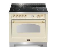 Lofra Dolce Vita Rbig96Mft/5I Cocina 90Cm Marfil/Latón 5 Zonas Cocción 60060051