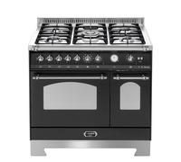 Lofra DolcevitA Cocina 90Cm Negra/Acero Doble Horno Ce.A Rnmd96Mfte/Ci