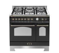 Lofra Dolce Vita RNMD96MFTE/CI Cocina 90Cm Negra/Bronce Doble Horno CE.A