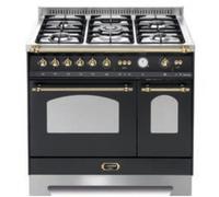 Lofra Dolce Vita Rnmd96Vgtec Cocina 90Cm Negra/Brass Doble Horno 41220008