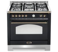 Lofra Dolce Vita RNMG96MFT/CI Cocina 90Cm 60060037 Negra/Latón 5 Fuegos