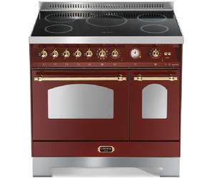 Lofra Dolce Vita RRD96MFTE/5I Cocina 90Cm Rojo/Latón 60220035 Doble Horno