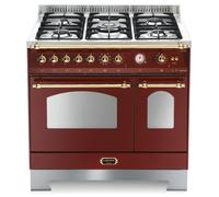 Lofra Dolce Vita Rrd96Mfte/Ci Cocina 90Cm Rojo Burdeos/Brass 60220022 Ce.A