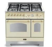 Lofra Dolce Vita Rrd96MfTe/Ci Cocina 90X60 Marfil 5 Quemadores Doble Horno