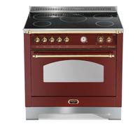Lofra Dolce Vita Rrg96Mft/5I Cocina 90Cm Burgundy/Latón 5 Zonas Cocción 60060052