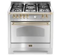 Lofra Dolce Vita Rsg96Mftci Cocina 90Cm 60060035 Acero/Latón 5 Fuegos Ce.A
