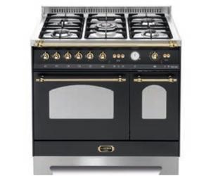 Lofra Dolcevida RNMD96GVGTECI Cocina 90Cm Negra/Brass 41220008 Doble Horno