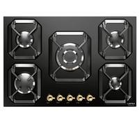 Lofra Dolcevita Hrnm7A0 Cocina 70Cm Negro Triple Corona 5 Fuegos