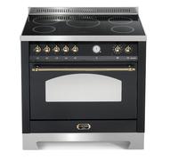 Lofra DolceVita RNMG96MFT/5I Cocina 90Cm Negra/Brass 60060050 5 Zonas De Cocción