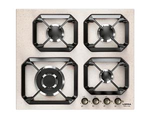 LOFRA HRA6GO/GA Cocina De 60Cm Avena 4 Quemadores 1 Triple Corona