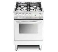 LOFRA COCINA 60CM HORNO A GAS VENTILADO 4 FUEGOS CE. COLOR BLANCO MB66GV