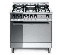 Lofra Mg86Mfc Cocina A Gas 80Cm Horno Eléctrico 5 Fuegos Ce Inox Espejo