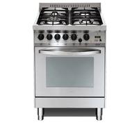 LOFRA P66MF/CI Cocina Inox 60Cm 4 Fuegos Horno Eléctrico Multifunción