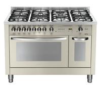 Lofra PBID126GV + Y / 2CI Cocina Marfil 120X60 Horno Gas Aireado 5 Llamas