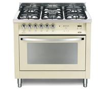 Lofra Pbig96Mft/C Cocina 90Cm Horno Eléctrico Placa De Cocina Inox 5 Fuegos Gas