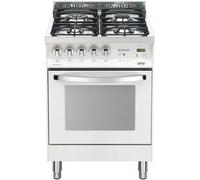 LOFRA PBP66GVT/C Cocina Rainbow 60Cm Blanco Perla Horno Gas Ventilado 4 Fuegos