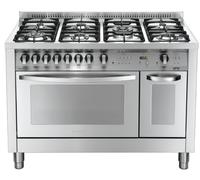 Lofra Pd126Gv+E/2Ci Cocina Inox 120Cm Horno De Gas Ventilado 5 Fuegos Easy Clean
