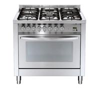 LOFRA PG96MF/CI COCINA INOX 90CM HORNO ELÉCTRICO MULTIFUNCIÓN 4 FUEGOS