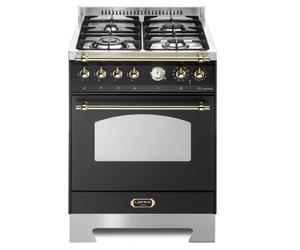 Lofra Rnm66Mft4I Cocina Dolce Vita 60Cm 60020055 4 Fuegos Negro/Latón