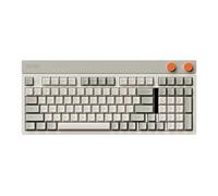 LOFREE Block - Teclado mecánico inalámbrico, 98 teclas recargables intercambiables en caliente con 3 tipos de conexión para Windows, Mac OS/Rero perillas para control de volumen, cambio de modo,
