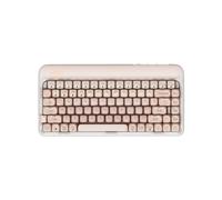 LOFREE DOT Foundation Teclado mecánico, 75% recargable, teclados intercambiables en caliente con 3 tipos de conexión para Windows, Mac OS/Pink Gateron Baby Racoon Switches