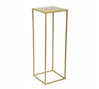 Loft - Soporte para flores moderno de metal (70 cm), color dorado