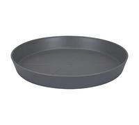 Loft Urban Plato redondo para maceta (Dimensiones externas (Ø x Al): 14 x 2 cm, Plástico, Antracita)