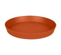 Loft Urban Plato redondo para maceta (Dimensiones externas (Ø x Al): 24 x 3 cm, Terracota)