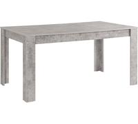 Loft24 Mesa de comedor para 8 personas en efecto concreto 160