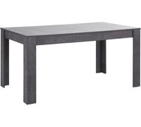 Loft24 Mesa de comedor para 8 personas en efecto pizarra 160