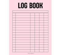 Log Book: All-in-One Tracker for Daily Activity, Inventory, Supplies, Expenses, Equipment, Orders & More | 8.5” x 11” | 111 Pages (pink)