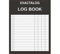 Log Book: Large Multipurpose with 7 columns to Track Daily Activity, Time, Inventory, and Equipment, Income and Expenses, Mileage, Orders, Donations, Debit and Credit, or Visitors, Black