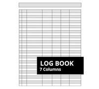 Log Book: Multipurpose 7 Column to Track Time Inventory Equipment Mileage Orders Donations Visitors Income Expenses Debit Credit Accounting ledger, Bill Payment Tracker, Vehicle Maintenance
