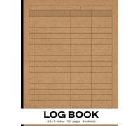 Log Book: The Ultimate All-Purpose 4 Column Record Book: Minimalist Design for Maximum Productivity