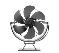 Log Burner Fan | Heat Powered Wood Stove Fan Circulates Warm Heated Air,360 Degree Rotatable Heat Circulation Stove Fans Convenient To Use For Wood Log Burner Fireplace