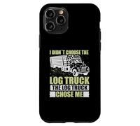 Log Truck Chose Me Log Truck Driver Accessories Driving Carcasa para iPhone 11 Pro