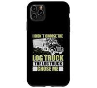 Log Truck Chose Me Log Truck Driver Accessories Driving Carcasa para iPhone 11 Pro MAX