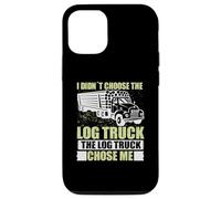 Log Truck Chose Me Log Truck Driver Accessories Driving Carcasa para iPhone 12/12 Pro