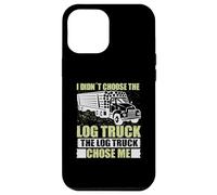 Log Truck Chose Me Log Truck Driver Accessories Driving Carcasa para iPhone 12 Pro MAX