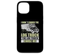Log Truck Chose Me Log Truck Driver Accessories Driving Carcasa para iPhone 13