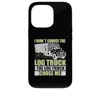 Log Truck Chose Me Log Truck Driver Accessories Driving Carcasa para iPhone 13 Pro