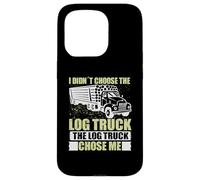 Log Truck Chose Me Log Truck Driver Accessories Driving Carcasa para iPhone 15 Pro