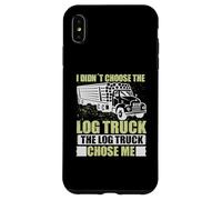 Log Truck Chose Me Log Truck Driver Accessories Driving Carcasa para iPhone XS MAX