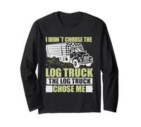 Log Truck Chose Me Log Truck Driver Accessories Driving Manga Larga