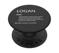 Logan Is The Best Funny Name Definition Logan PopSockets PopGrip Adhesivo