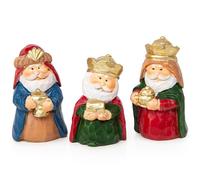 Logbuch-Verlag Juego de 3 minifiguras de Navidad Caspar Melchior Balthazar, 3,5 cm