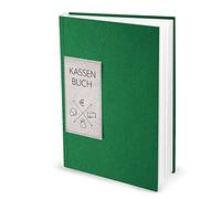 Logbuch-Verlag Libro de efectivo A4, libro financiero para escribir, verde, ingresos, gastos, resumen, contabilidad, tapa dura