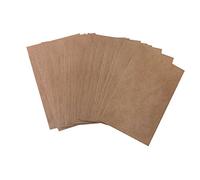 Logbuch-Verlag Pack de 25 bolsitas de papel marrón planas tipo sobre para pequeños regalos y objetos 10,5 x 15 cm + 2 cm de solapa - bolsitas para alimentos